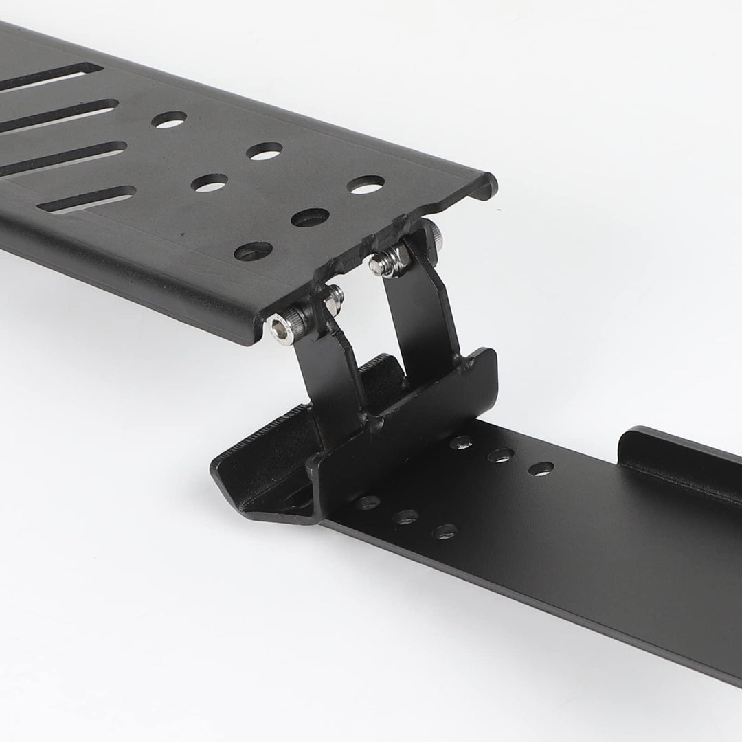 RT-TCZ Dead Pedal Brake Shoes Solid Steel Left Side Foot Rest Kick Panel Accessories for Jeep Wrangler JL Gladiator JT 2018 2019 2020 2021 2022 2023