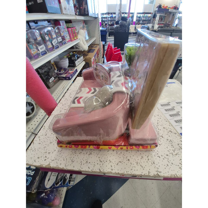 Our Generation Doll Sofa, Mini Furniture Set, Pink - Accessory