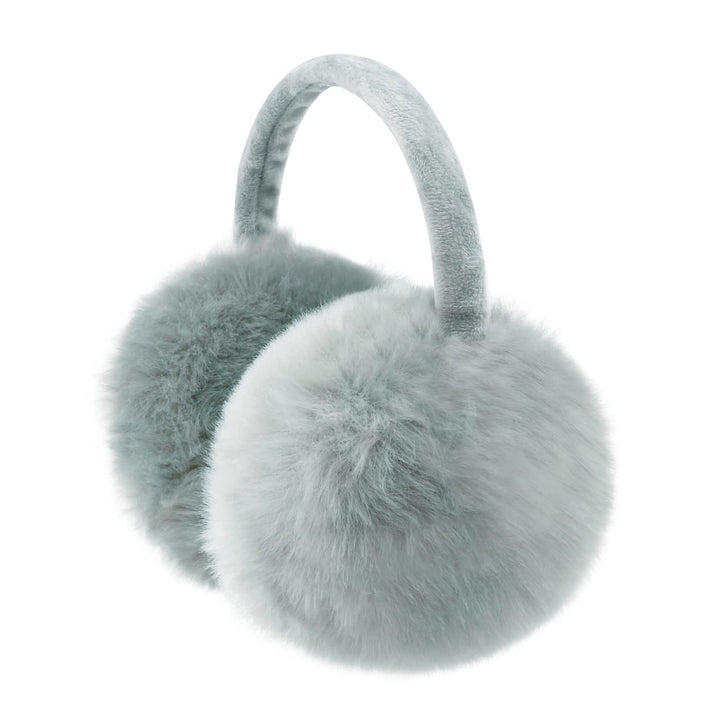 FSTEOE Winter Ear Muffs Women Warm Earmuff Girls Ear Warmers Soft Plush Outdoor Adjustable Ear Cover (Grey) Retail $18.00