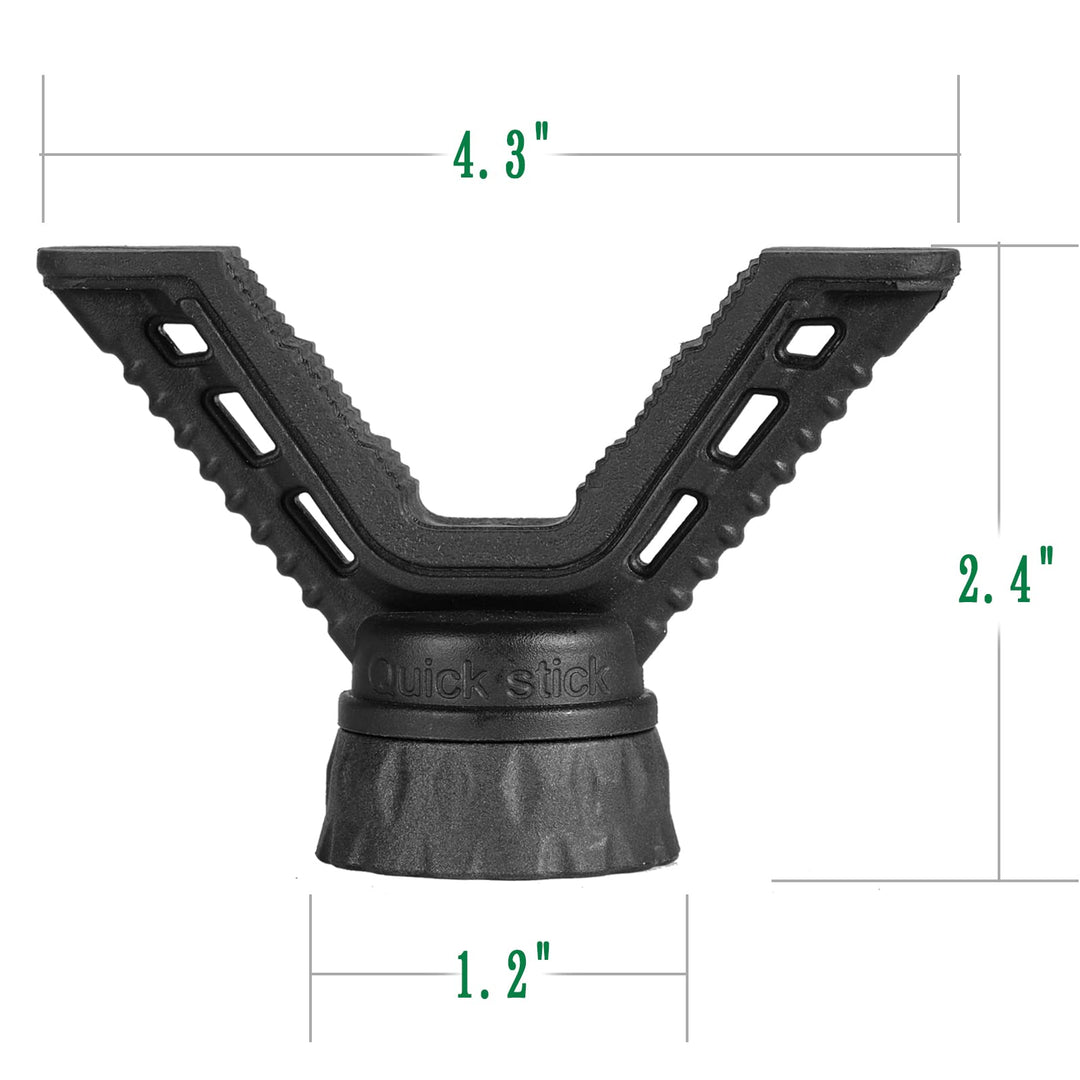 FIERY DEER V Yoke Hunting Equipment Adjustable Retractable Accessories Hunting Stick Monopod Bipod Tripod,Camera Tripod (V Yoke-5)