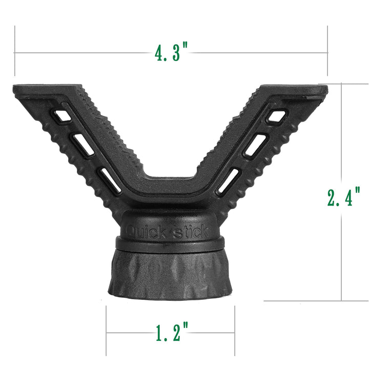FIERY DEER V Yoke Hunting Equipment Adjustable Retractable Accessories Hunting Stick Monopod Bipod Tripod,Camera Tripod (V Yoke-5)