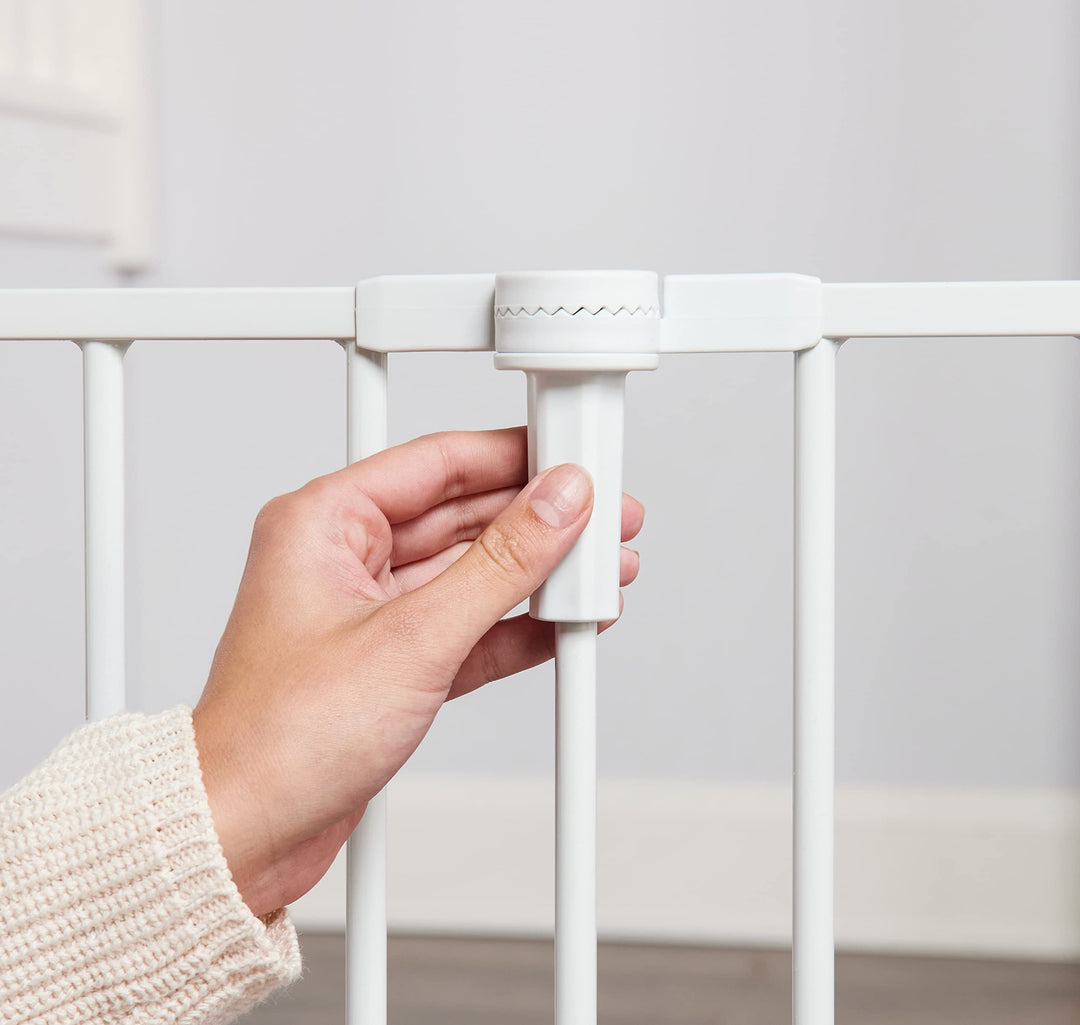 Regalo 144-Inch Super Wide Adjustable Baby Gate and Play Yard, Award Winning Brand, 2-in-1, Bonus Kit, Includes 4 Pack of Wall Mounts