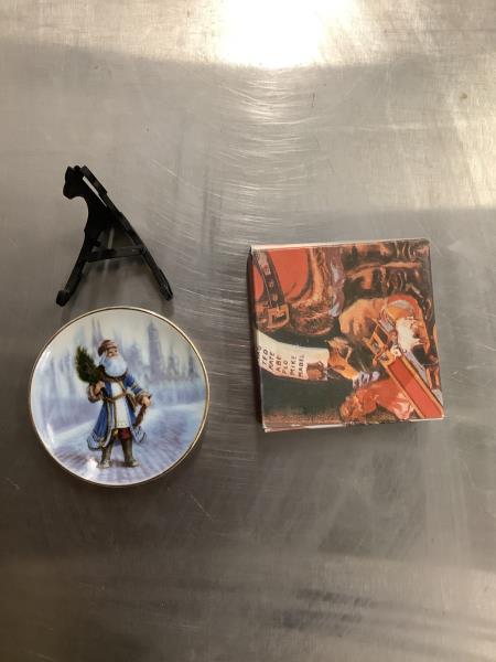 Duncan Royals Limited Edition 1983 Russian Santa Claus Collector Plate with Box Retail $24.99