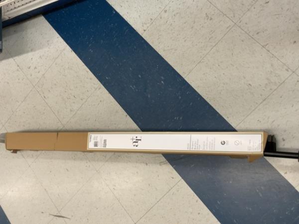 at:, Elegant Single Curtain Rod - Black, Adjustable Retail $25.00