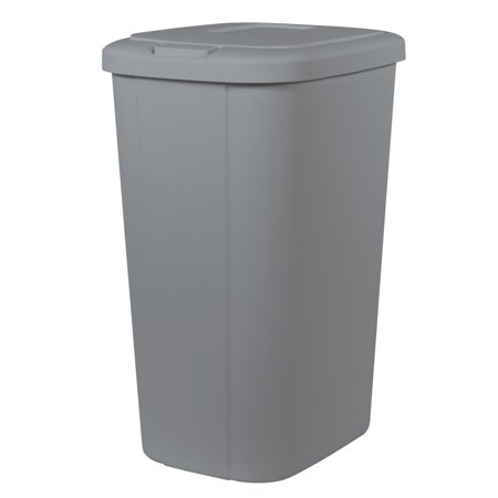 Hefty 13.3-gal / 50.34L Touch Lid Waste Basket Retail $18.93