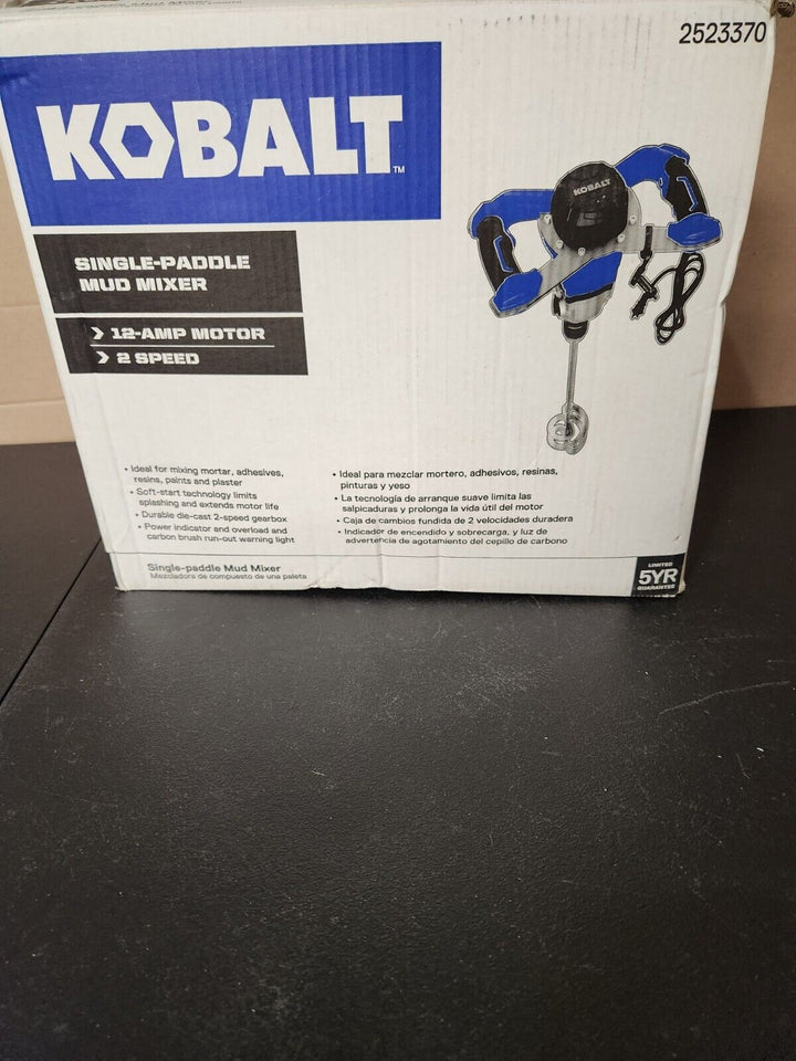 Kobalt Mud Mixer 1.9-HP Cement Mixer 2523370