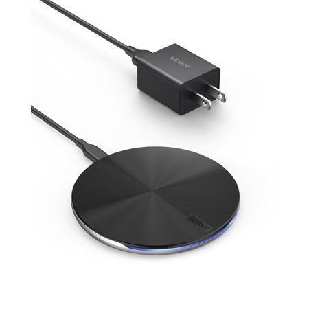 Anker PowerWave Pad Lite + Wireless Charging Pad with Power Adapter  5W - Black Retail $20.73