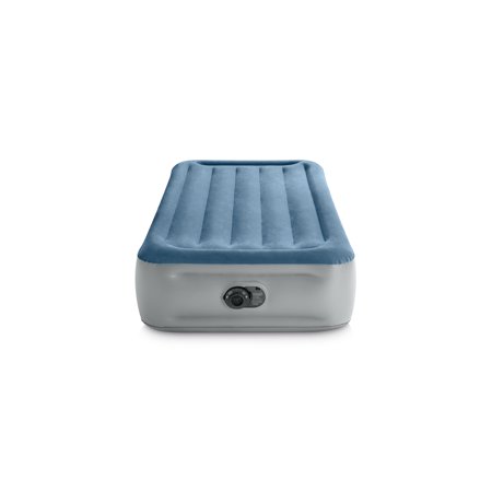 Intex 15  Twin Essential Rest Dura-Beam Airbed Mattress with Built-in Pump