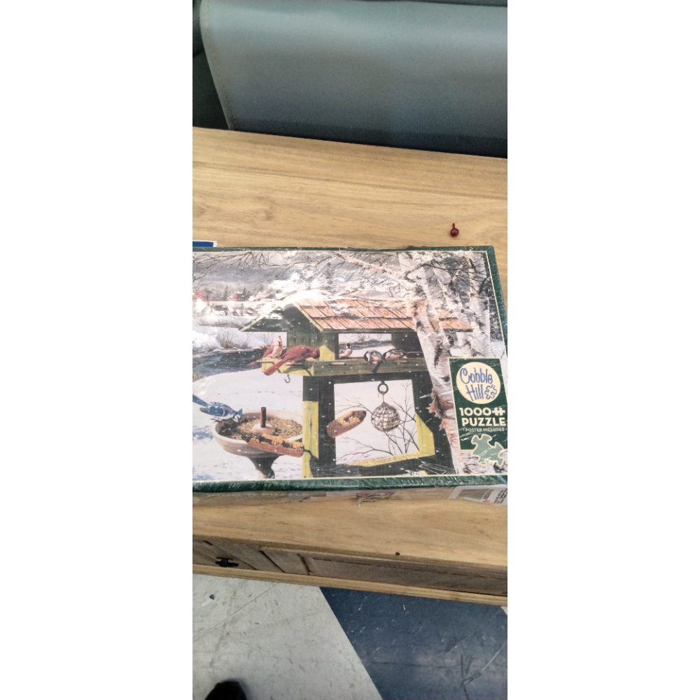Cobble Hill 1000 Piece Puzzle - Backyard Banquet - Sample Poster Included