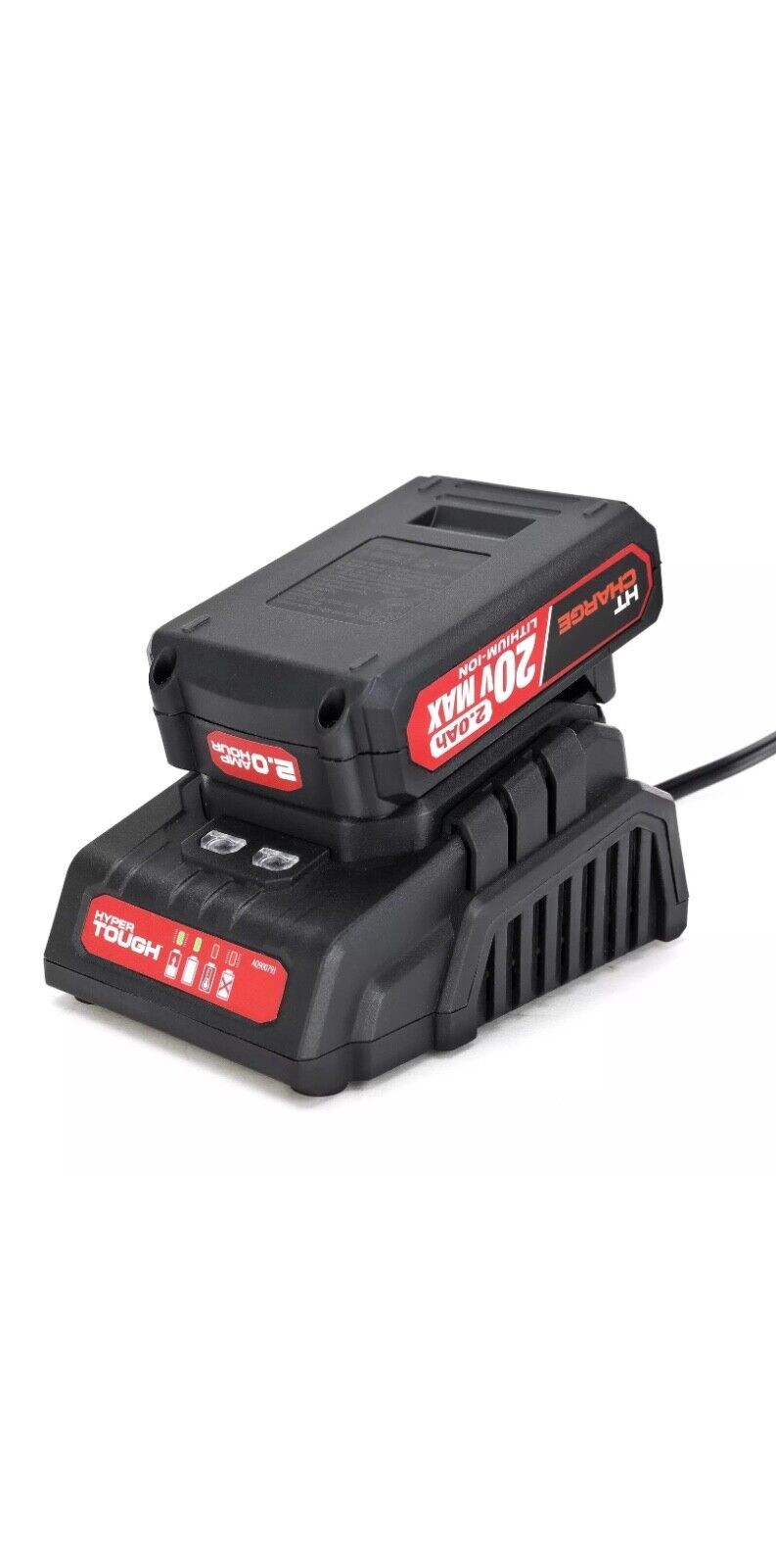 Hyper Tough 20V Max 2.0Ah Lithium-Ion Battery Pack with USB-a and USB-C Ports