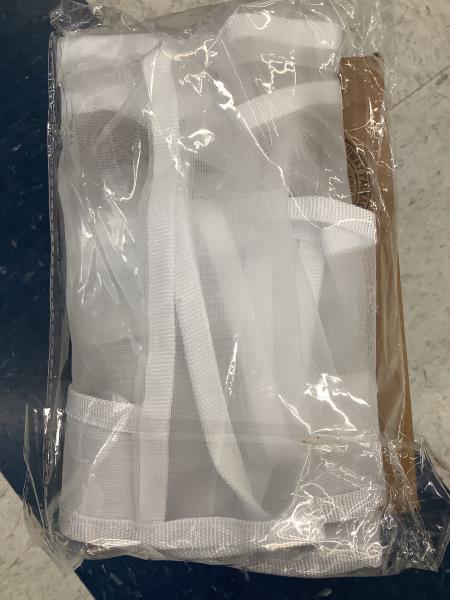 Unbranded Mesh Organizer - White, Foldable, Hanging Retail $7.99