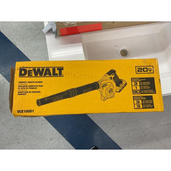 DeWalt Compact Jobsite Blower, DCE100D1, 20V Retail $99.00