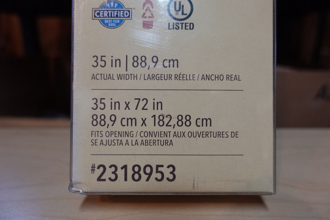 Allen + Roth 35-in X 72-in Motorized Cellular Shade, Gray