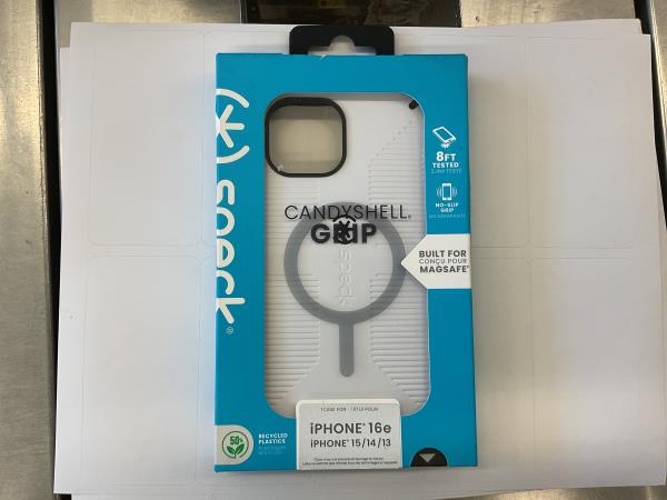 CandyShell Grip MagSafe Apple iPhone 15 Case - White/Black Retail $34.99