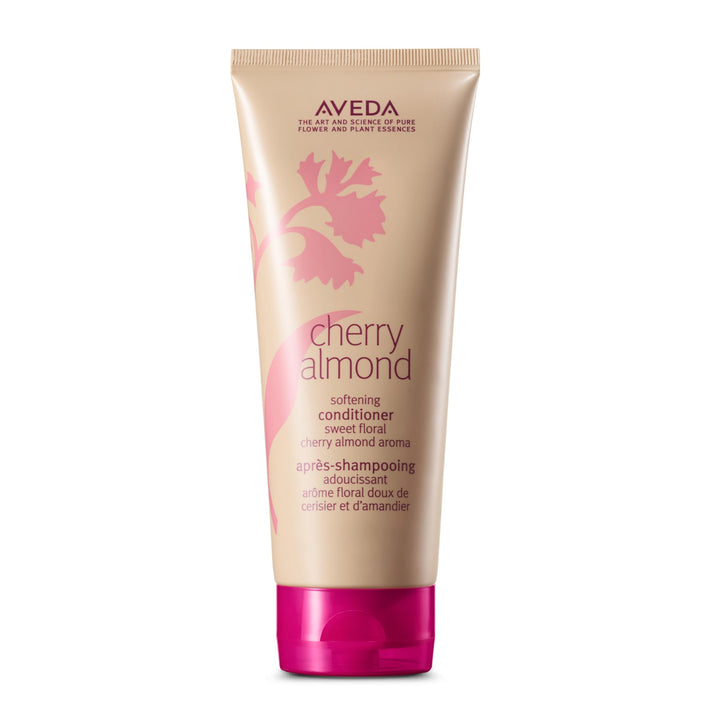 Aveda Cherry Almond Softening Conditioner | for Normal to Dry Hair | 98% Naturally Derived* | with Coconut Oil & Shea Butter | Silicone Free | Iconic Aroma of Tonka, Orange, Ylang Ylang, 6.7 Fl Oz