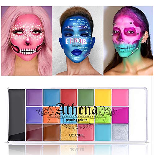 UCANBE Athena Painting Palette Professional 20 Colors Face Body Paint Palette