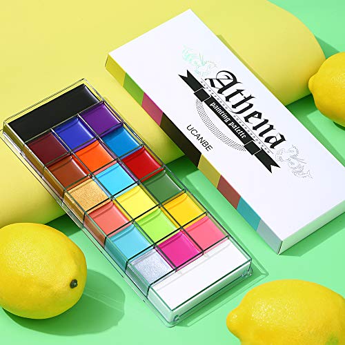 UCANBE Athena Painting Palette Professional 20 Colors Face Body Paint Palette