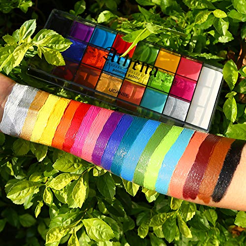 UCANBE Athena Painting Palette Professional 20 Colors Face Body Paint Palette