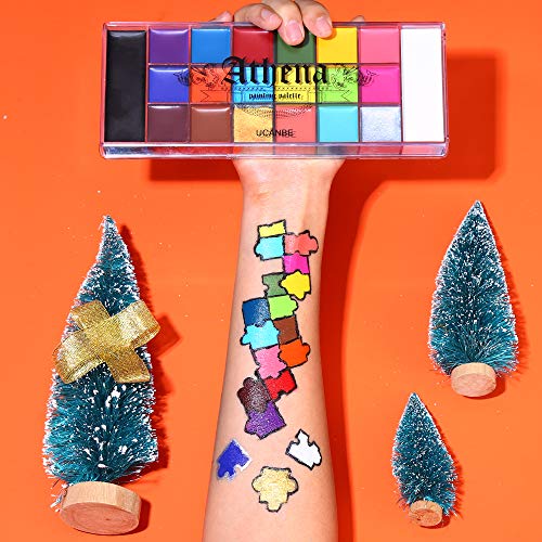 UCANBE Athena Painting Palette Professional 20 Colors Face Body Paint Palette