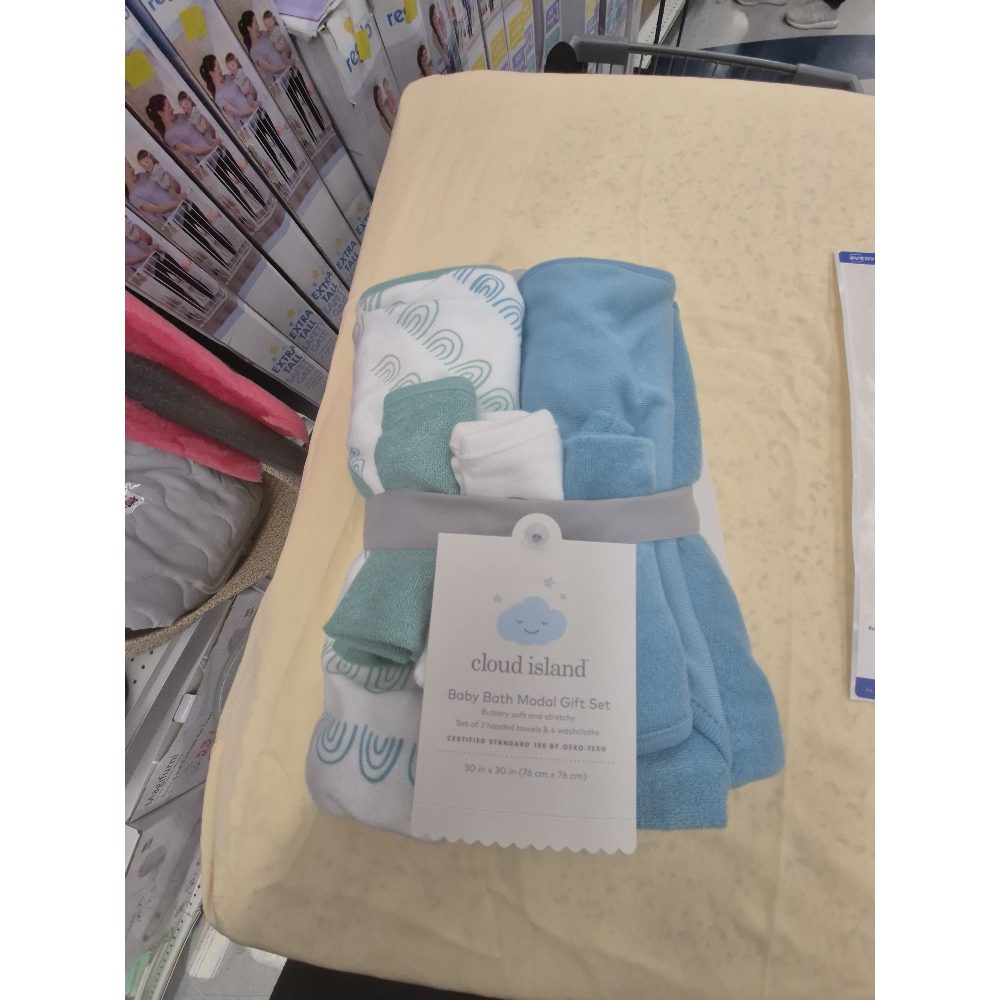 Cloud Island Baby Bath Modal Gift Set - Soft and Absorbent