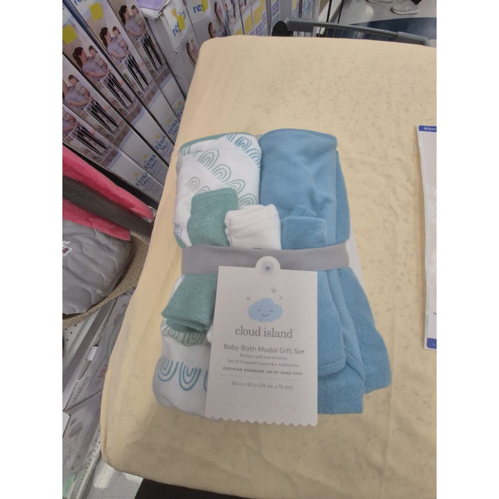 Cloud Island Baby Bath Modal Gift Set - Soft and Absorbent