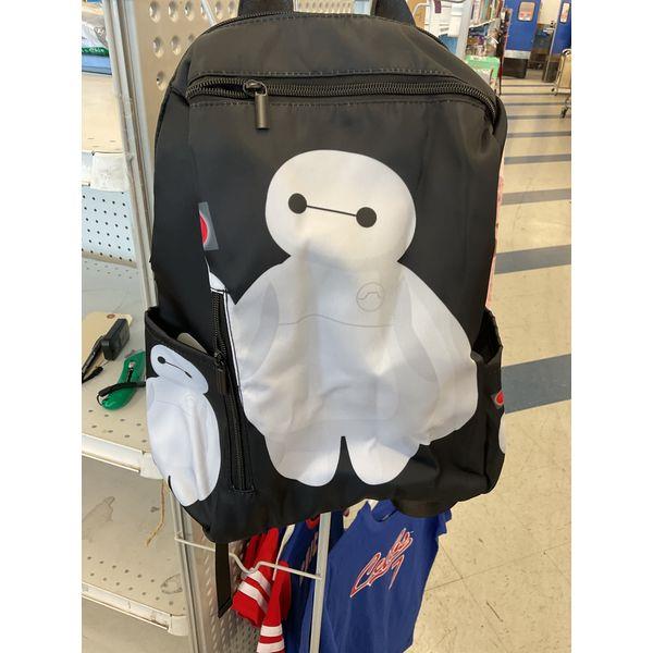 Disney Baymax Backpack - Black, White, Cartoon Graphic Retail $30.00
