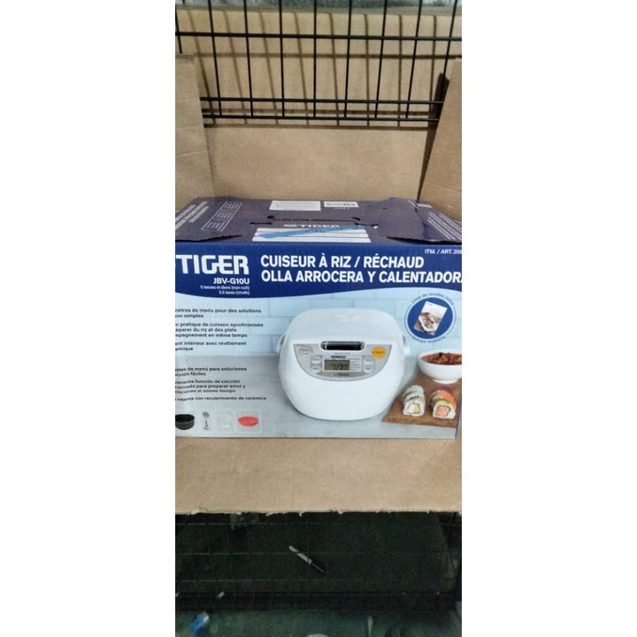 Tiger JBV-G10U Rice Cooker, 5.5-Cup, Warmer Retail $150.00