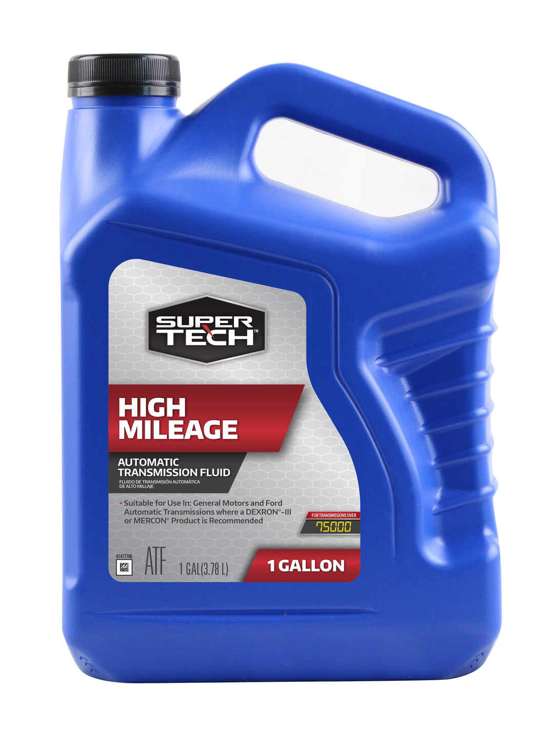 Super Tech High Mileage Automatic Transmission Fluid  1 Gallon