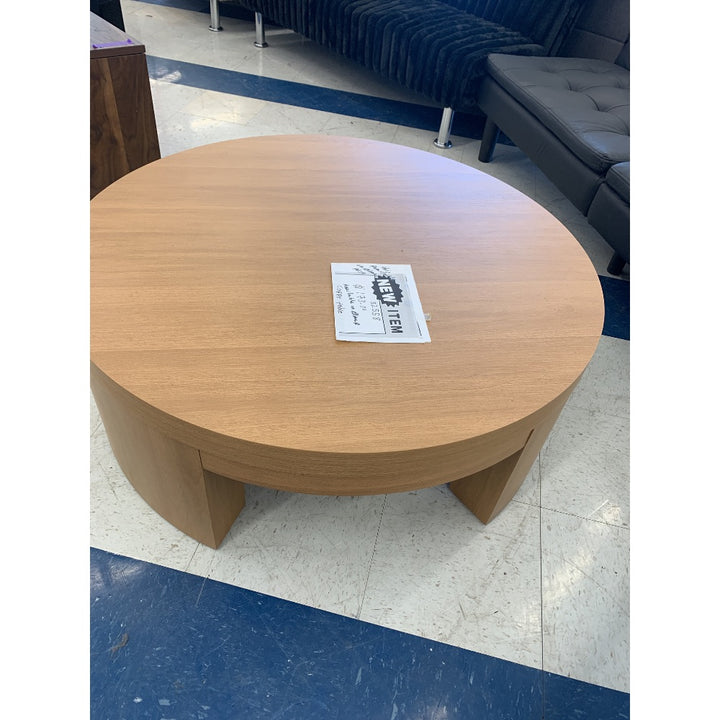Round Coffee Table, Wooden, Contemporary Design