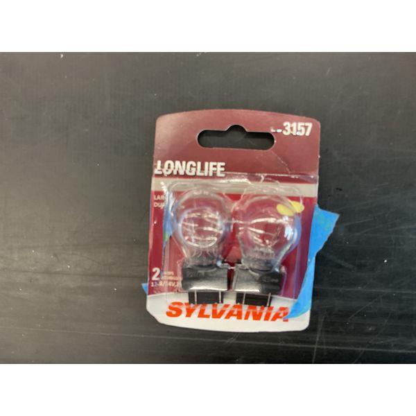 Sylvania Longlife 3157 - Long Life Light Bulb - 2 Bulbs Retail $10.00