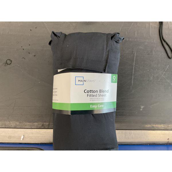 Mainstays Cotton Blend Fitted Sheet - Easy Care Retail $15.00