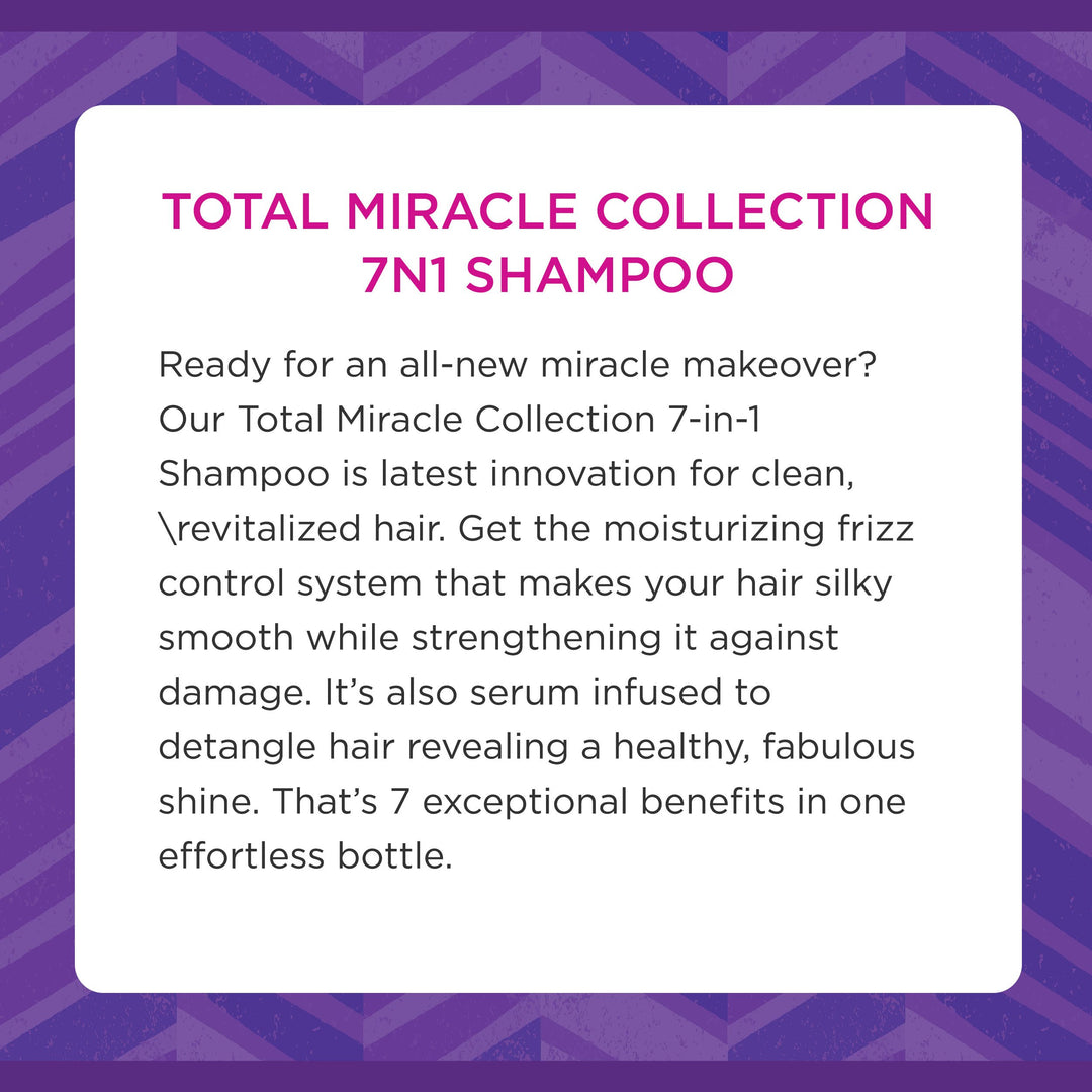 Total Miracle Collection 7N1 Shampoo 26.2 fl oz Retail $17.00