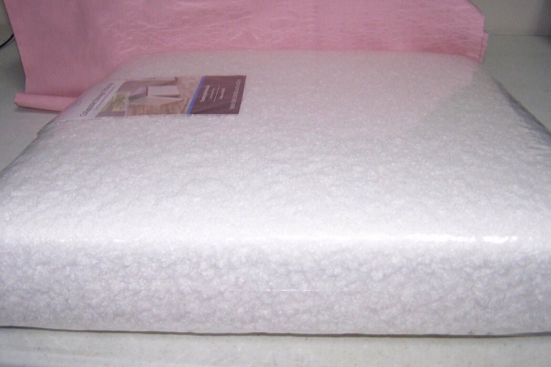 Mainstays Collapsible Storage Ottoman Square 15" X 15" X 15" Cream Plush Boucle