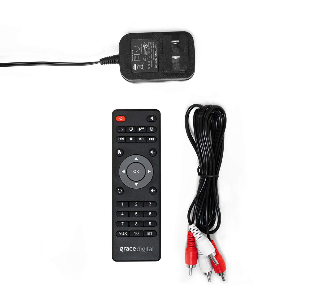 Grace Link Internet Radio Tuner and Streaming Music Player with Chromecast Built-in: Stream Hi-Fi Music to Your Stereo System (no Built-in Speaker)
