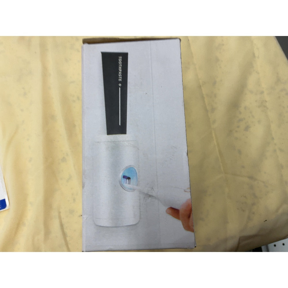 Price Breakers Electric UVC Toothpaste Dispenser - Infrared Induction, Ultraviolet Disinfection
