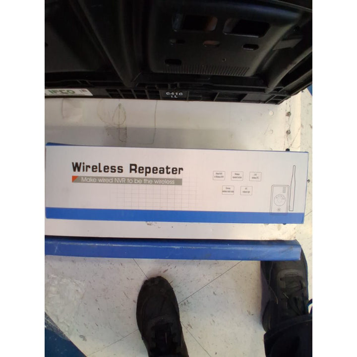 [ONLY for WEILAILIFE Security Camera System] 2.4G Wireless Booster Repeater with Power Supply, WiFi Range Extender, Support Wireless Repeater/IPC Router Mode, White