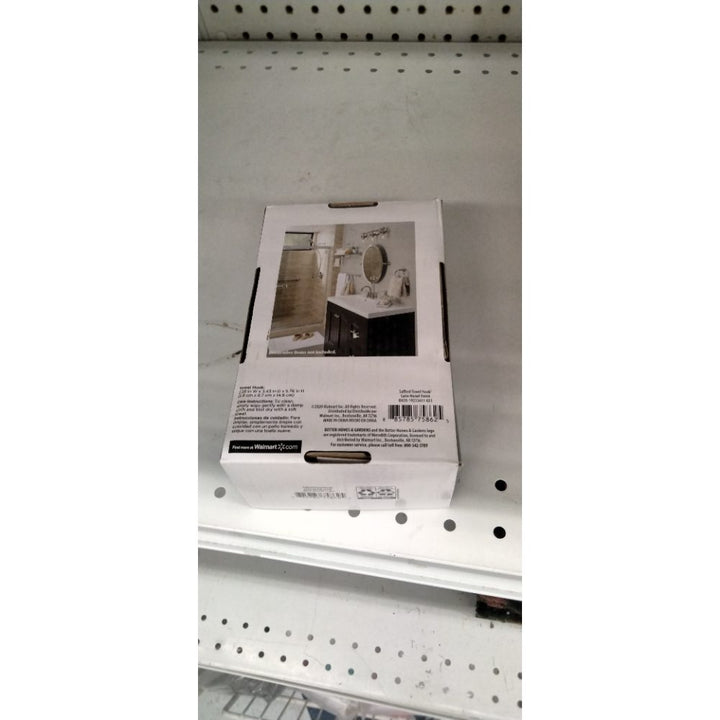 Better Homes & Gardens Safford Bathroom Towel Hook  Satin Nickel