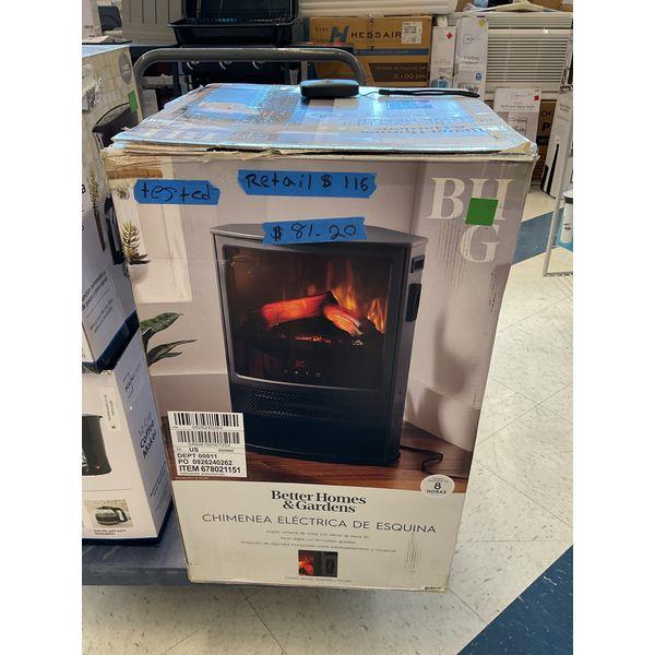 Better Homes & Gardens Chimenea Eléctrica de Esquina - Electric Fireplace, Corner Design Retail $81.00