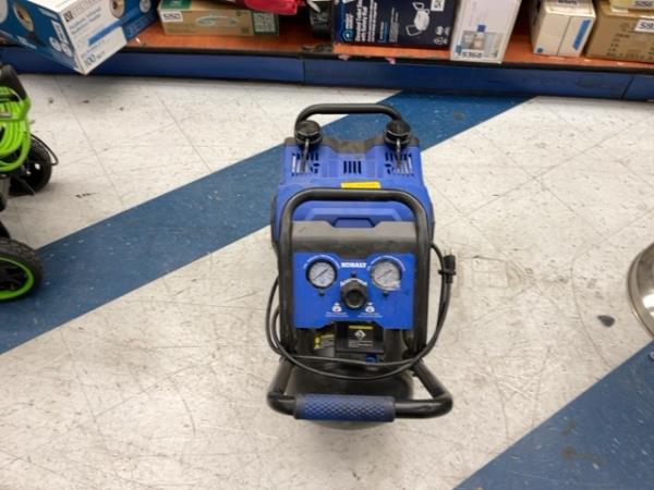 Kobalt Air Compressor - Portable, Electric, 120V, Blue Retail $149.00