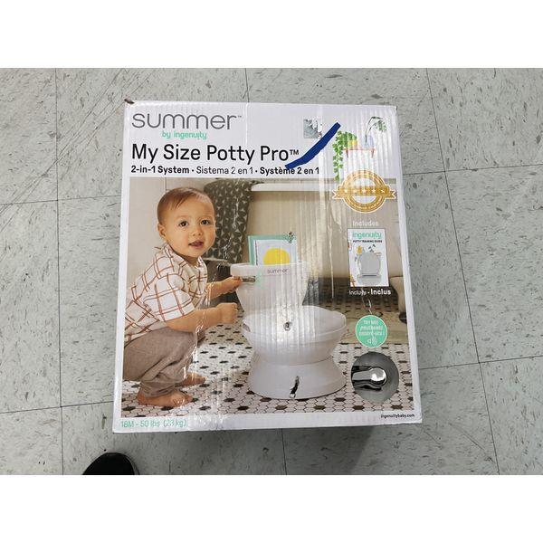 Summer My Size Potty Pro, 2-in-1 System, Potty Training, Includes Ingenuity Potty Training Seat Retail $40.00