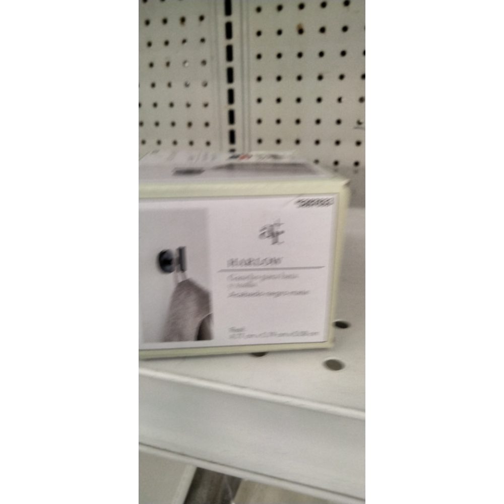 Allen + Roth ROBE & TOWEL HOOK Matte Black  Finish *NEW