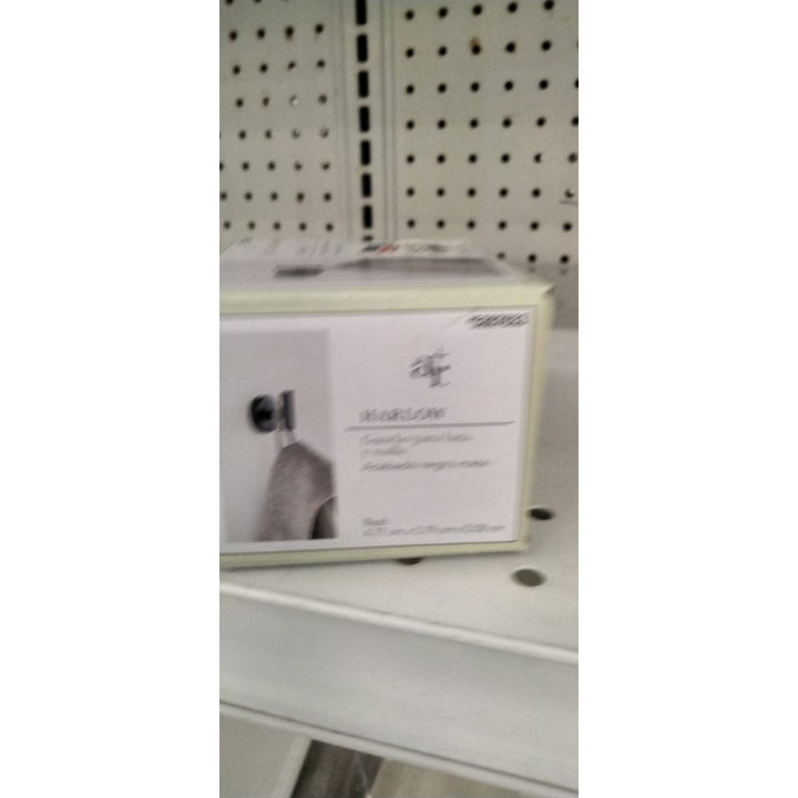 Allen + Roth ROBE & TOWEL HOOK Matte Black  Finish *NEW