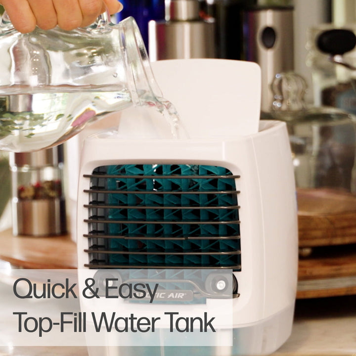 Arctic Air Chill Zone Evaporative Air Cooler  Portable Cooler with 4 Fan Speeds  LED Night Light