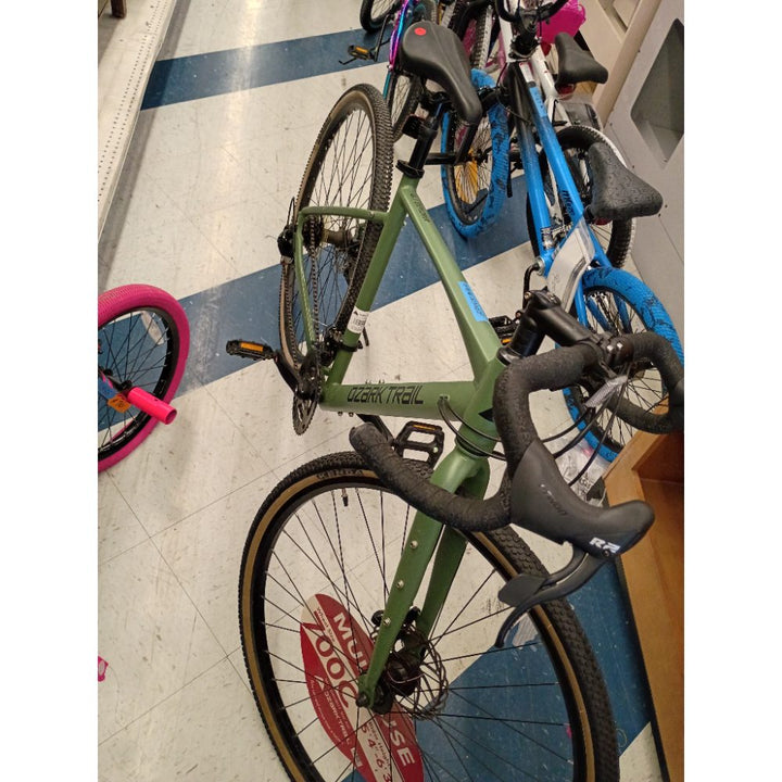 700c Ozark Trail G.1 Explorer Flat Bar Gravel Bike  Medium Frame  Fits Riders 5 5  - 5 10   Green  Adult
