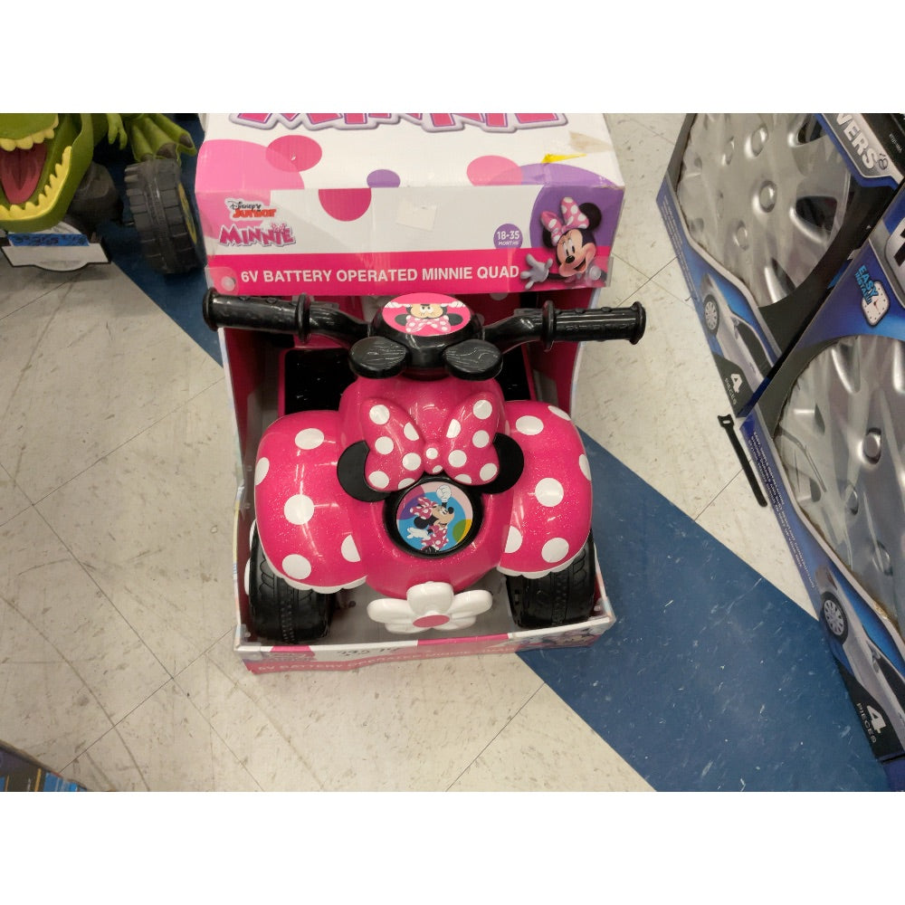 Disney Junior Minnie Quad - 6V Battery Operated, Pink