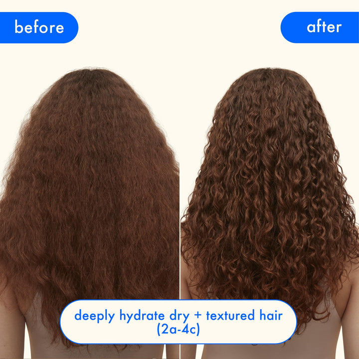 amika hydro rush intense moisture conditioner with hyaluronic acid, 1000ml | for dry, textured, or coarse hair types 2a-4c, long-lasting hydration, color-safe, keratin + chemically treated safe