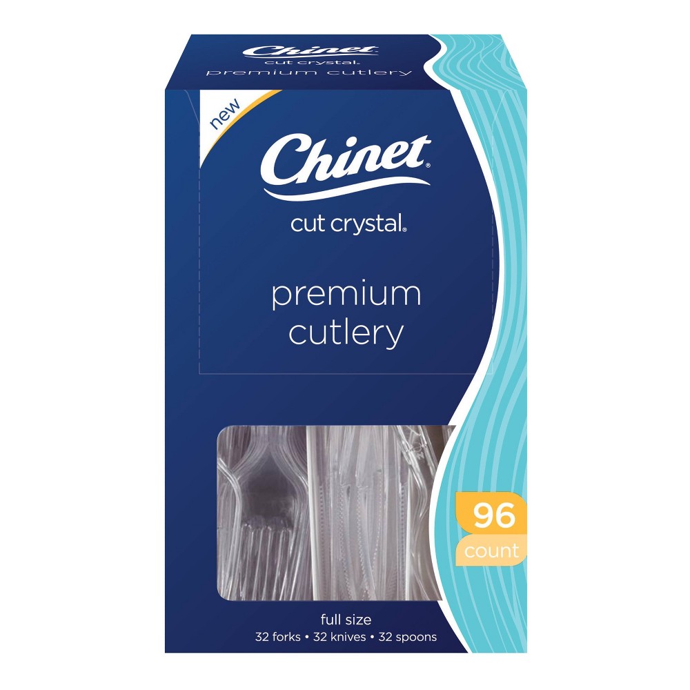 Chinet Crystal Cutlery - 96ct