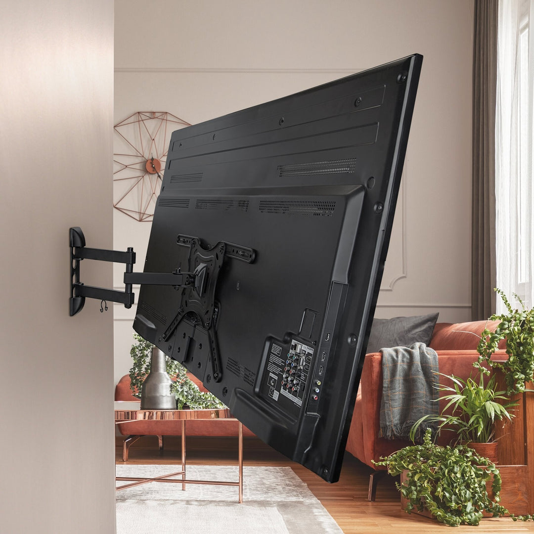 Mount-It! Full-Motion Tilt Swivel TV Wall Mount  23  to 55  Tvs  66 Lbs. Capacity  15  Extension  Bonus HDMI Cable  55  Maximum Screen Size