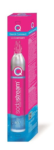 SodaStream 60L CO2 CQC Spare - Pink:Carbon Dioxide Cartridge, Quick Connect, Aluminum Refill, 1.37 Lbs Retail $31.48