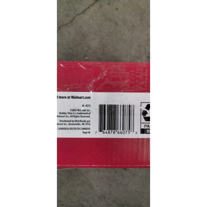 Holiday Time 300 Clear Icicle Lights - Indoor/Outdoor, White Wire Retail $20.00